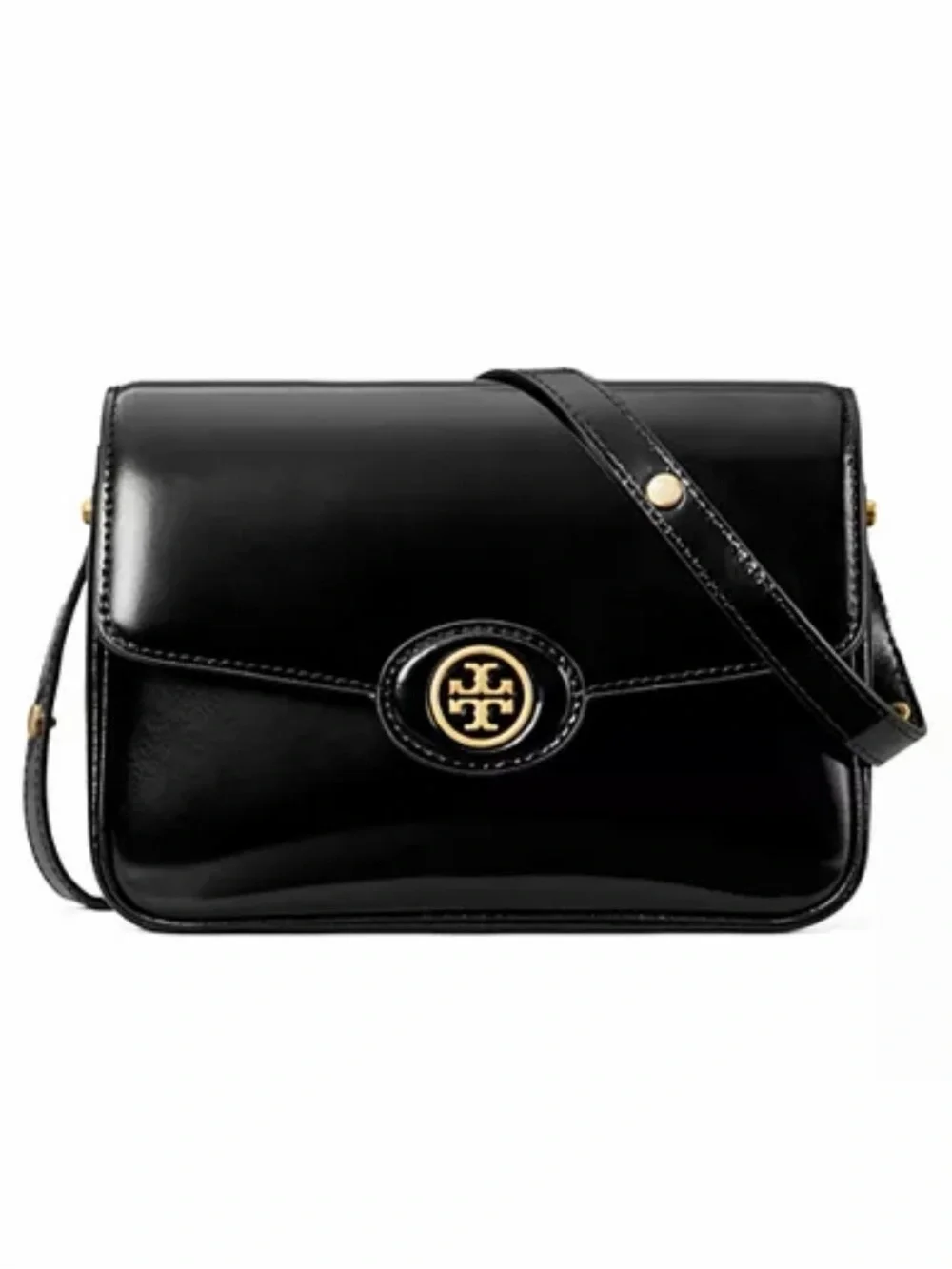 TORY BURCH Robinson Spazzolato Leather Convertible Shoulder Bag
